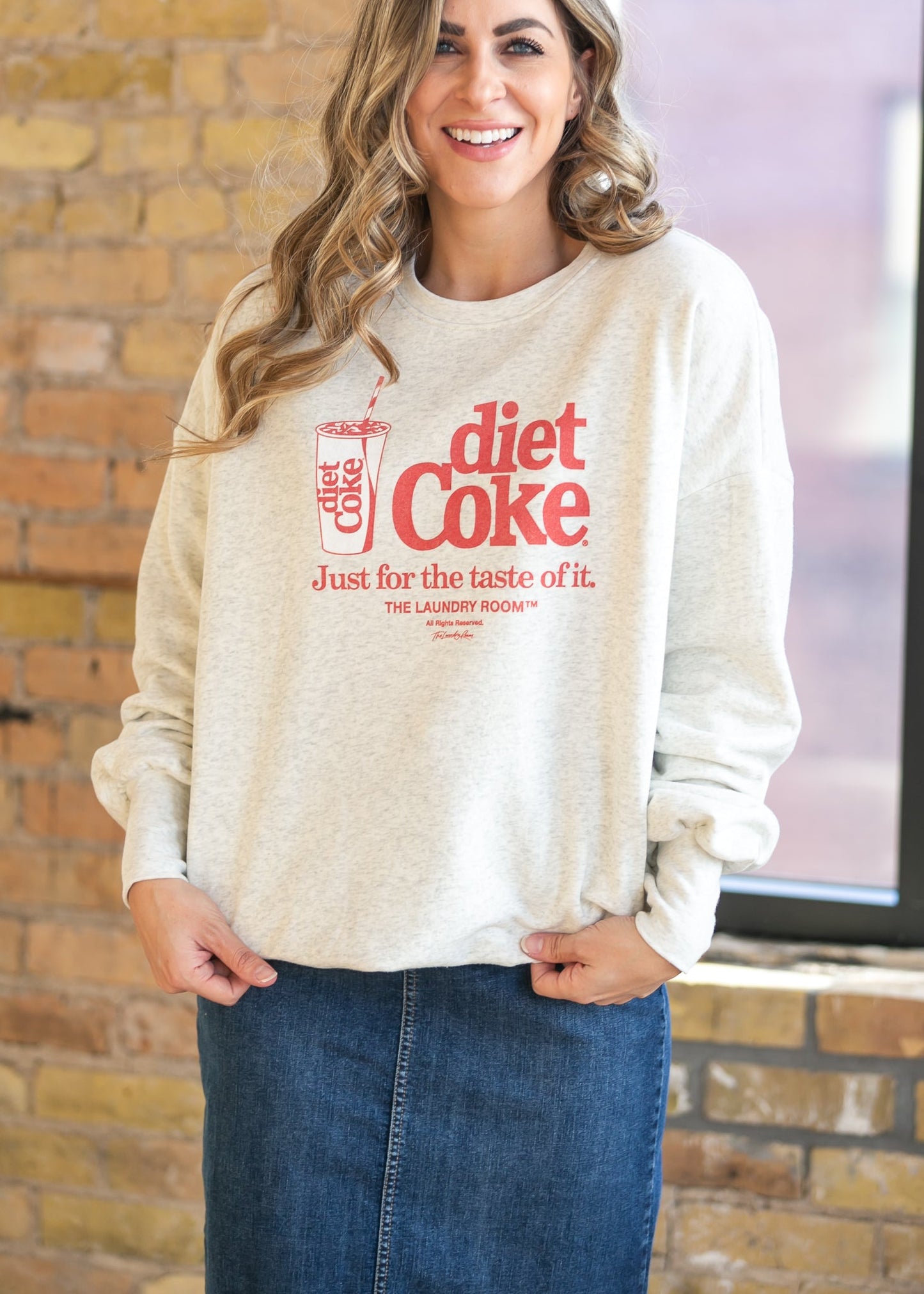 Diet Coke on Ice Sweatshirt FF Tops