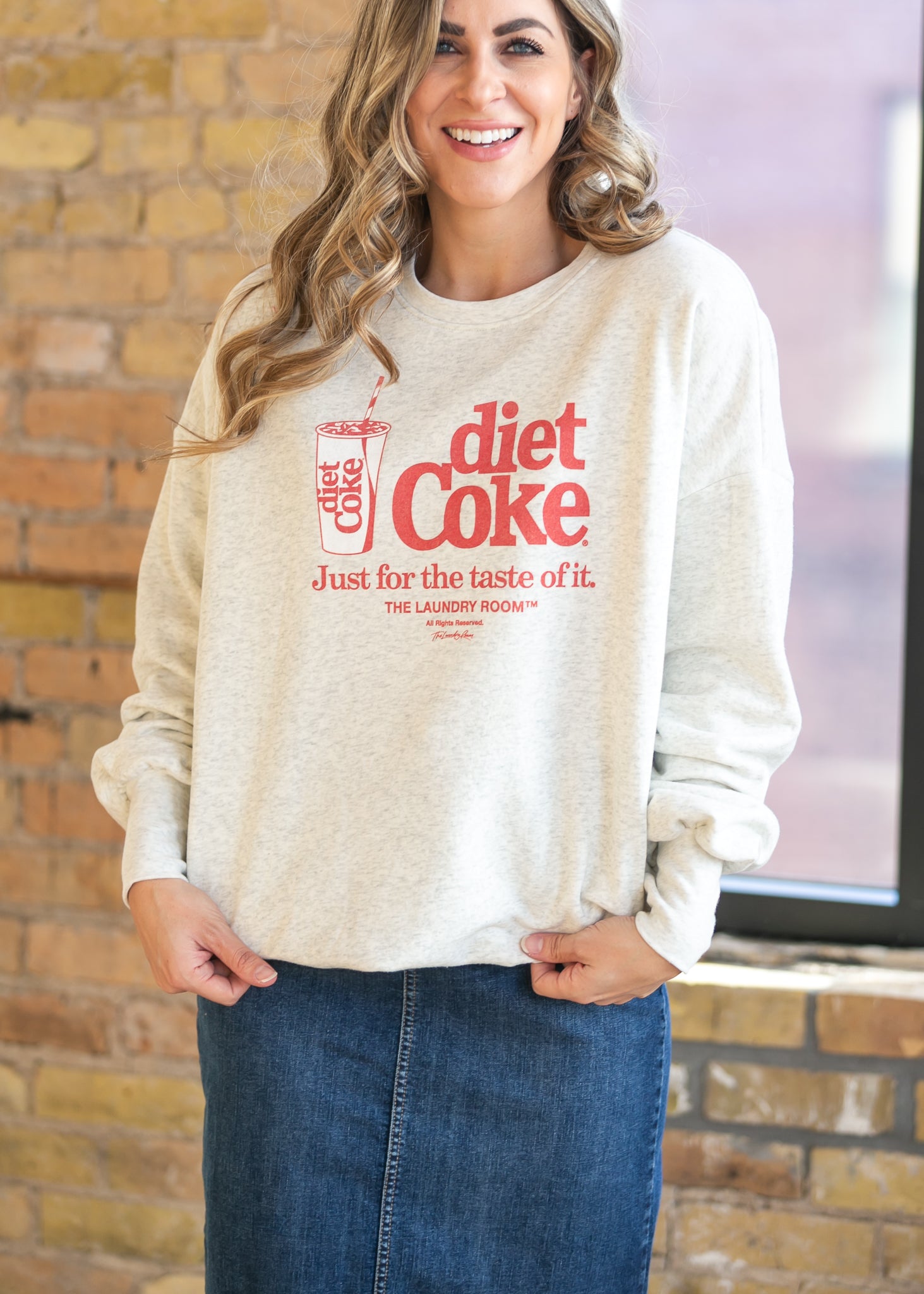 Diet Coke on Ice Sweatshirt FF Tops