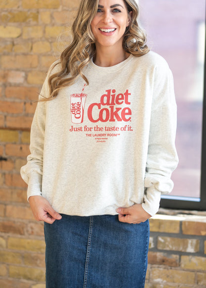 Diet Coke on Ice Sweatshirt FF Tops