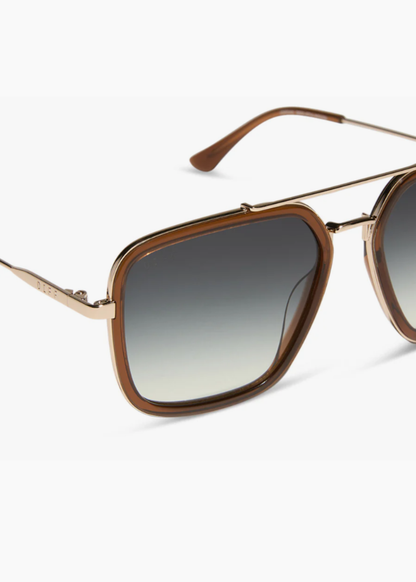 DIFF Jordan Gray Gradient Non-Polarized Sunglasses Accessory