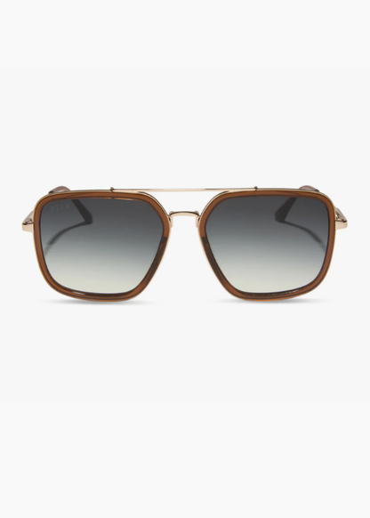 DIFF Jordan Gray Gradient Non-Polarized Sunglasses Accessory