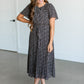 Ditsy Floral Pleated Midi Dress FF Dresses