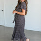Ditsy Floral Pleated Midi Dress FF Dresses