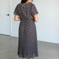 Ditsy Floral Pleated Midi Dress FF Dresses