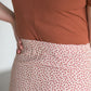 Ditsy Floral Side-Zip Tiered Midi Skirt Skirts