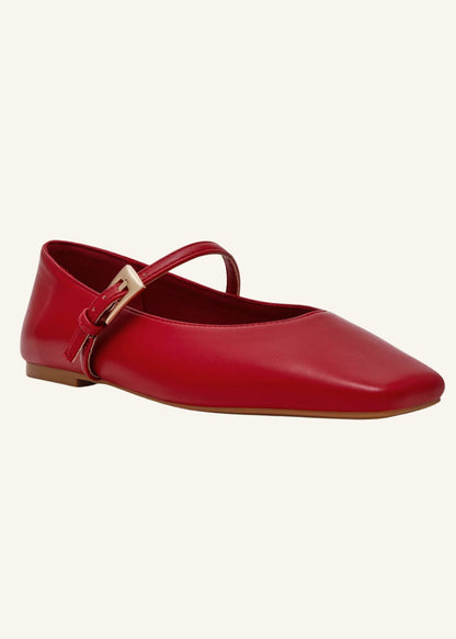 Dolce Vita® Fabes Dark Red Mary Jane Flats Shoes