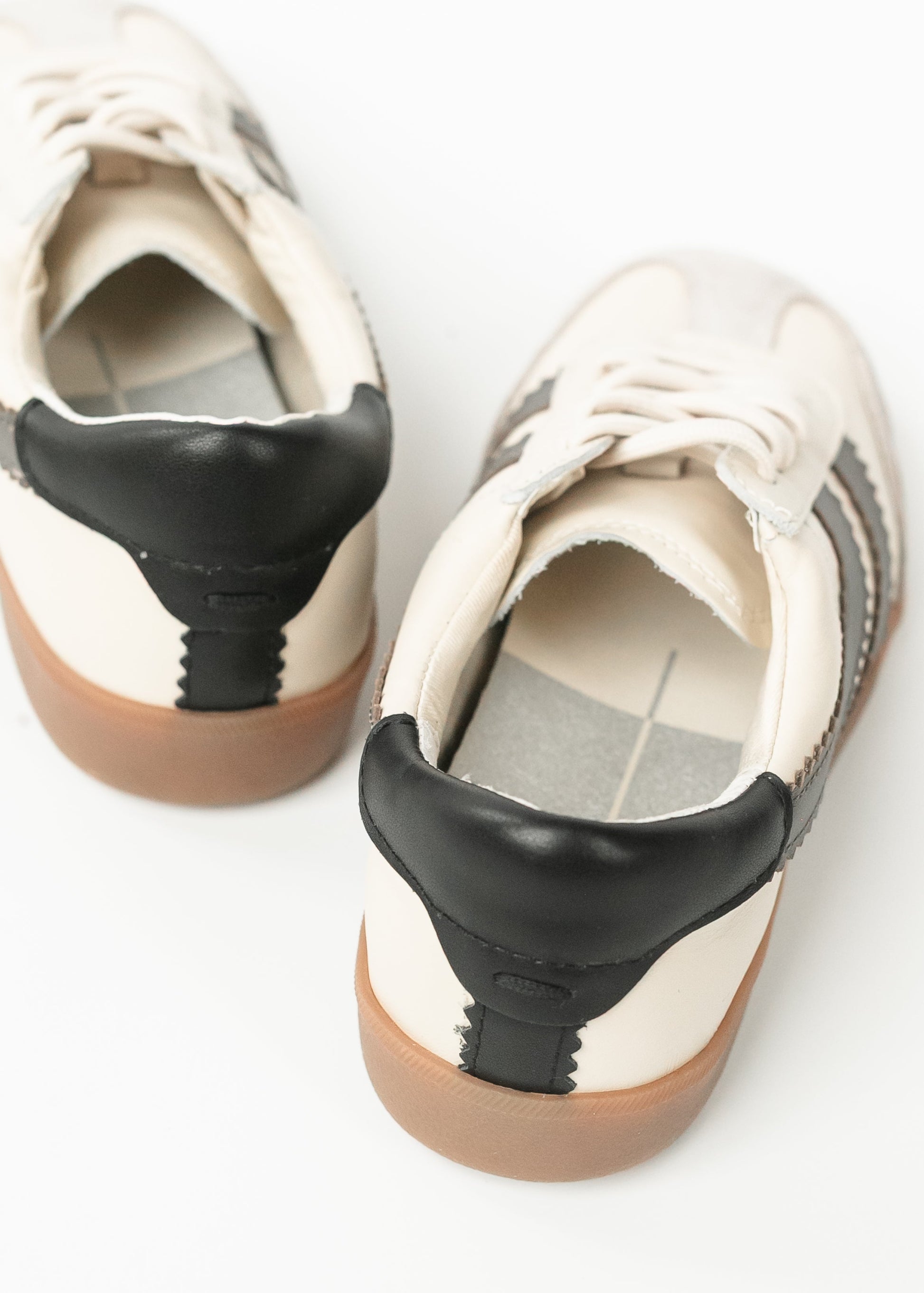 Dolce Vita® Merit Sneakers White Gray Leather Shoes