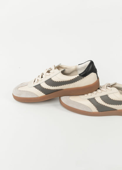 Dolce Vita® Merit Sneakers White Gray Leather Shoes