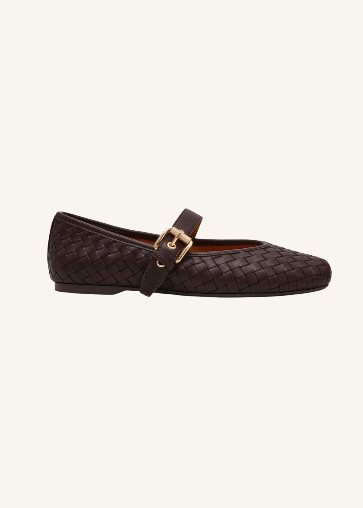 Dolce Vita® Mulaney Brown Woven Mary Jane Flats Shoes