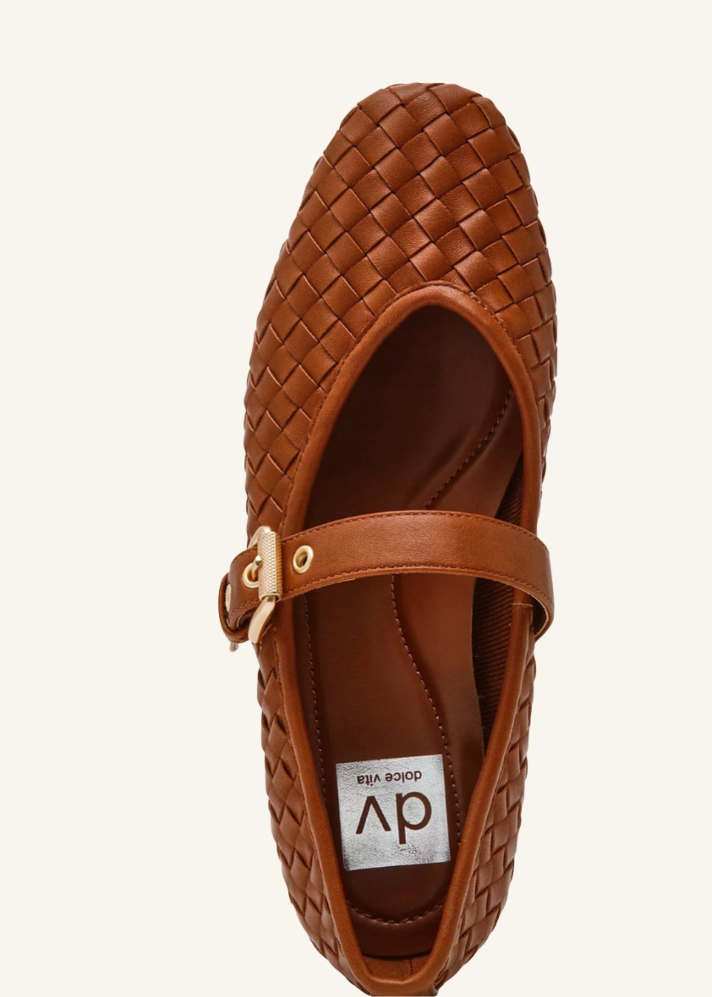 Dolce Vita® Mulaney Chestnut Woven Mary Jane Flats Shoes
