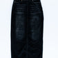 Donna Black Denim Skirt IC Skirts