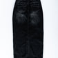 Donna Black Denim Skirt IC Skirts