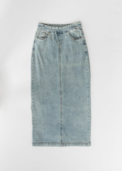 Donna Classic Wash Maxi Denim Skirt IC Skirts