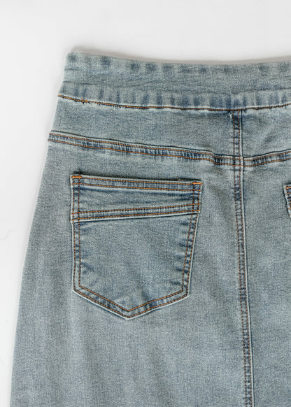 Donna Classic Wash Maxi Denim Skirt IC Skirts