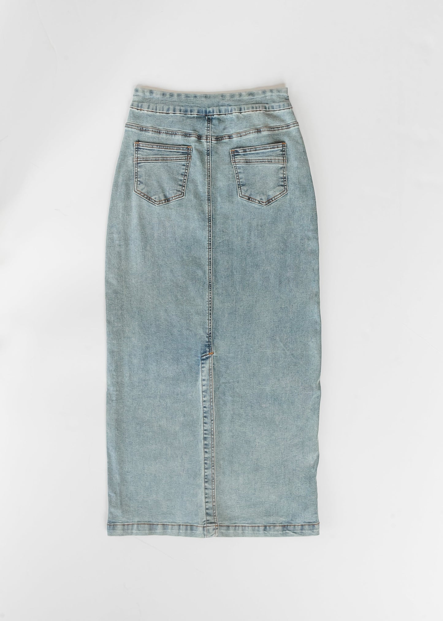 Donna Classic Wash Maxi Denim Skirt IC Skirts