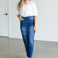 Donna Medium Wash Long Denim Skirt IC Skirts