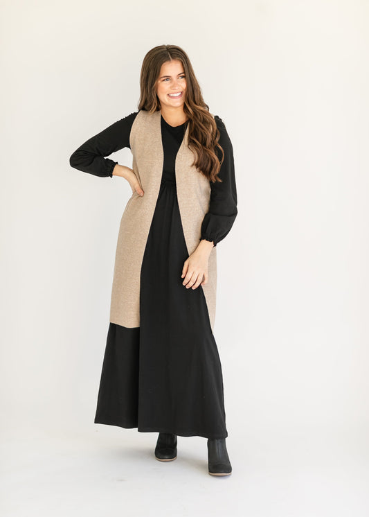 DOORBUSTER-Brie Long Sleeve Maxi Dress- FINAL SALE IC Dresses