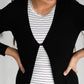 Duster Single Button Ribbed Cardigan Tops