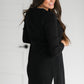 Duster Single Button Ribbed Cardigan Tops