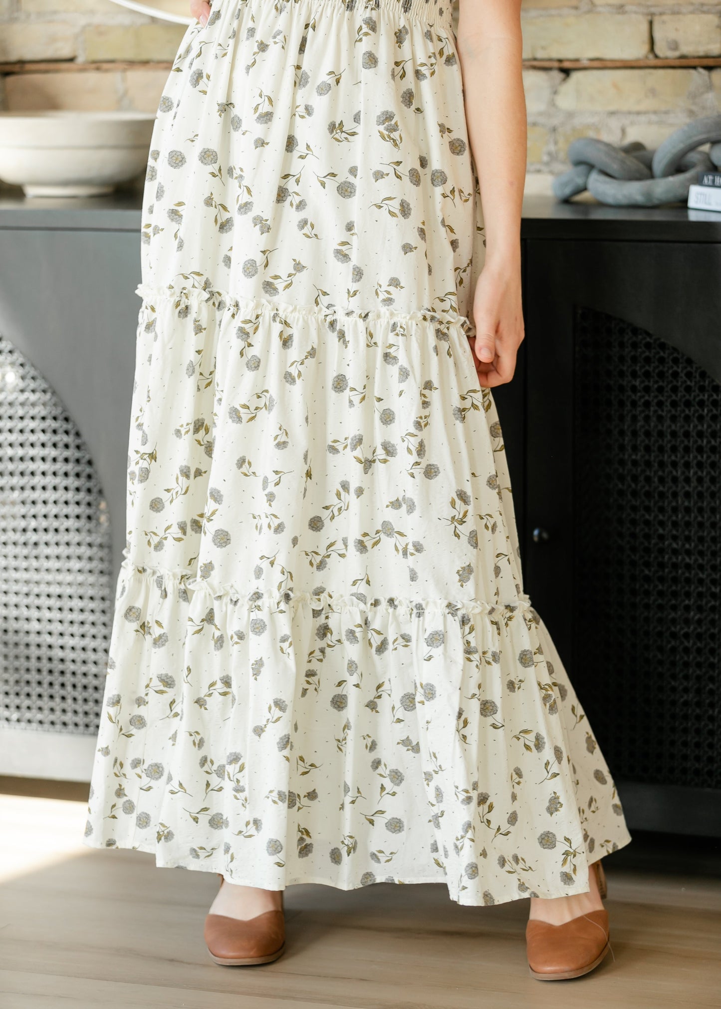 Eden Lavender Flutter Sleeve Maxi Dress FF Dresses