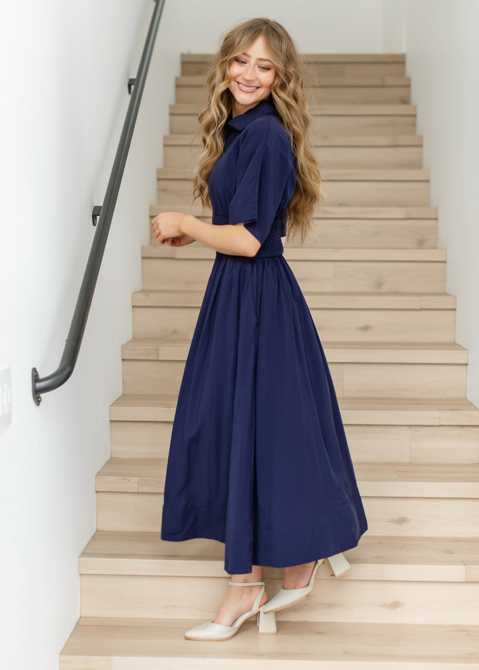 front zip midi dress Bishop + Young