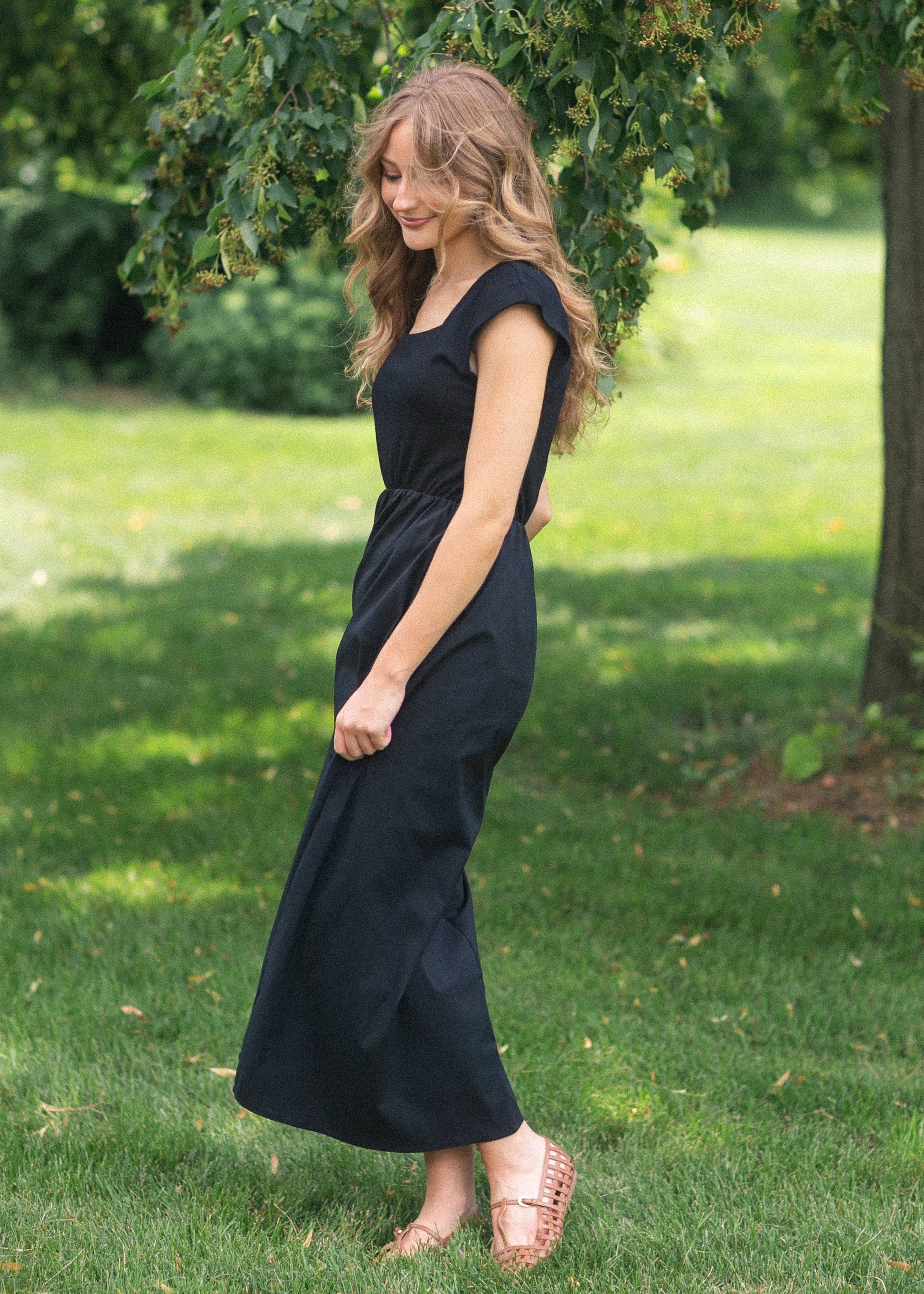 Eleanor Black A-line Maxi Dress, Small Eleanor Black A-line Maxi Dress, Small
