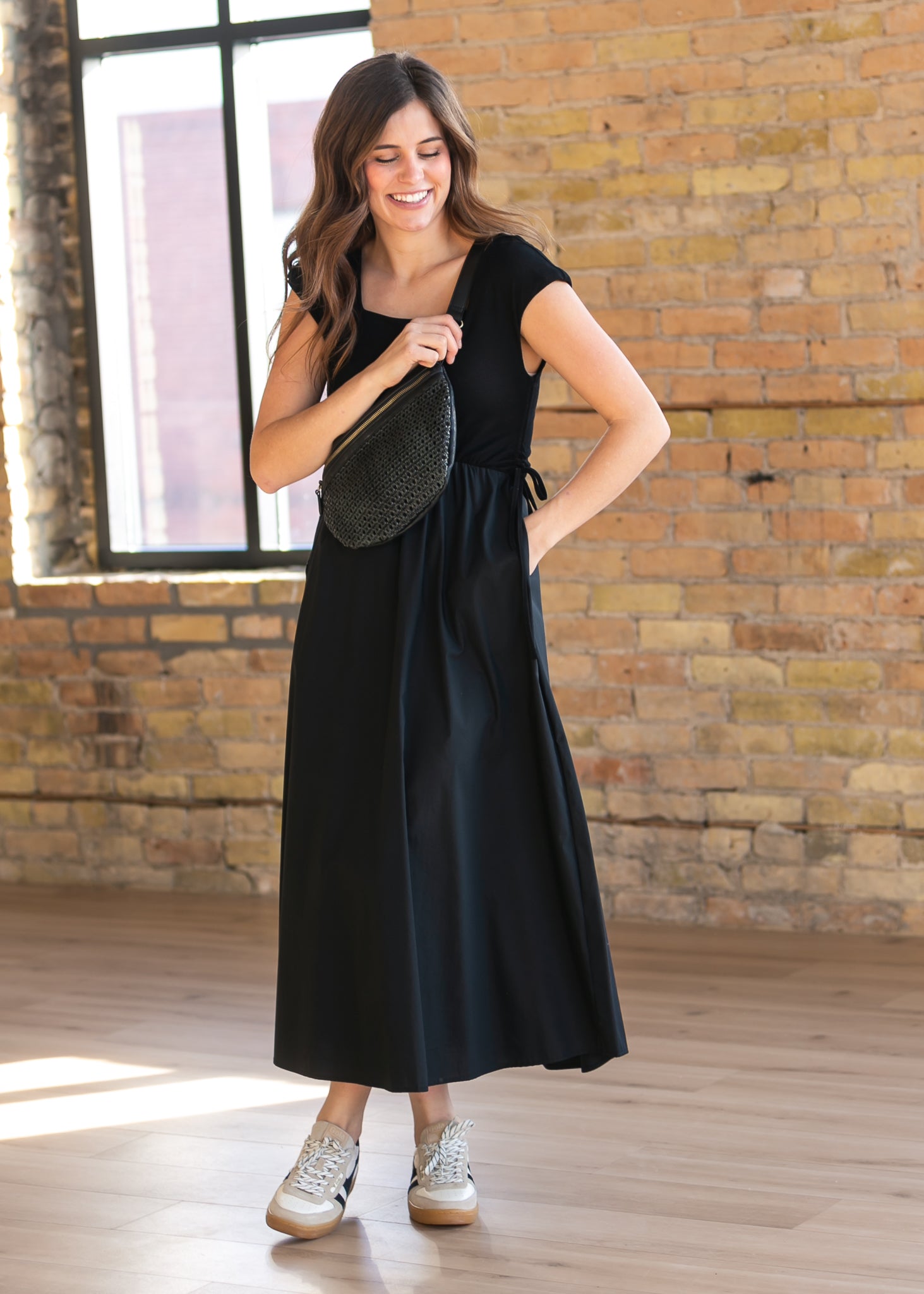 Eleanor Black A-line Maxi Dress Inherit Co. Eleanor Black A-line Maxi Dress Inherit Co.