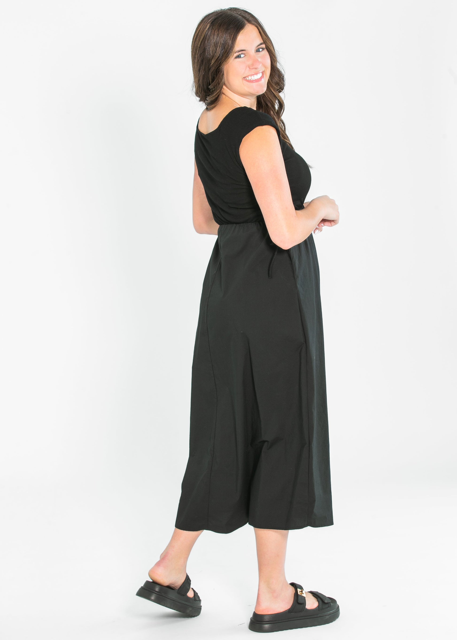 Eleanor Wide Strap A-line Maxi Dress IC Dresses
