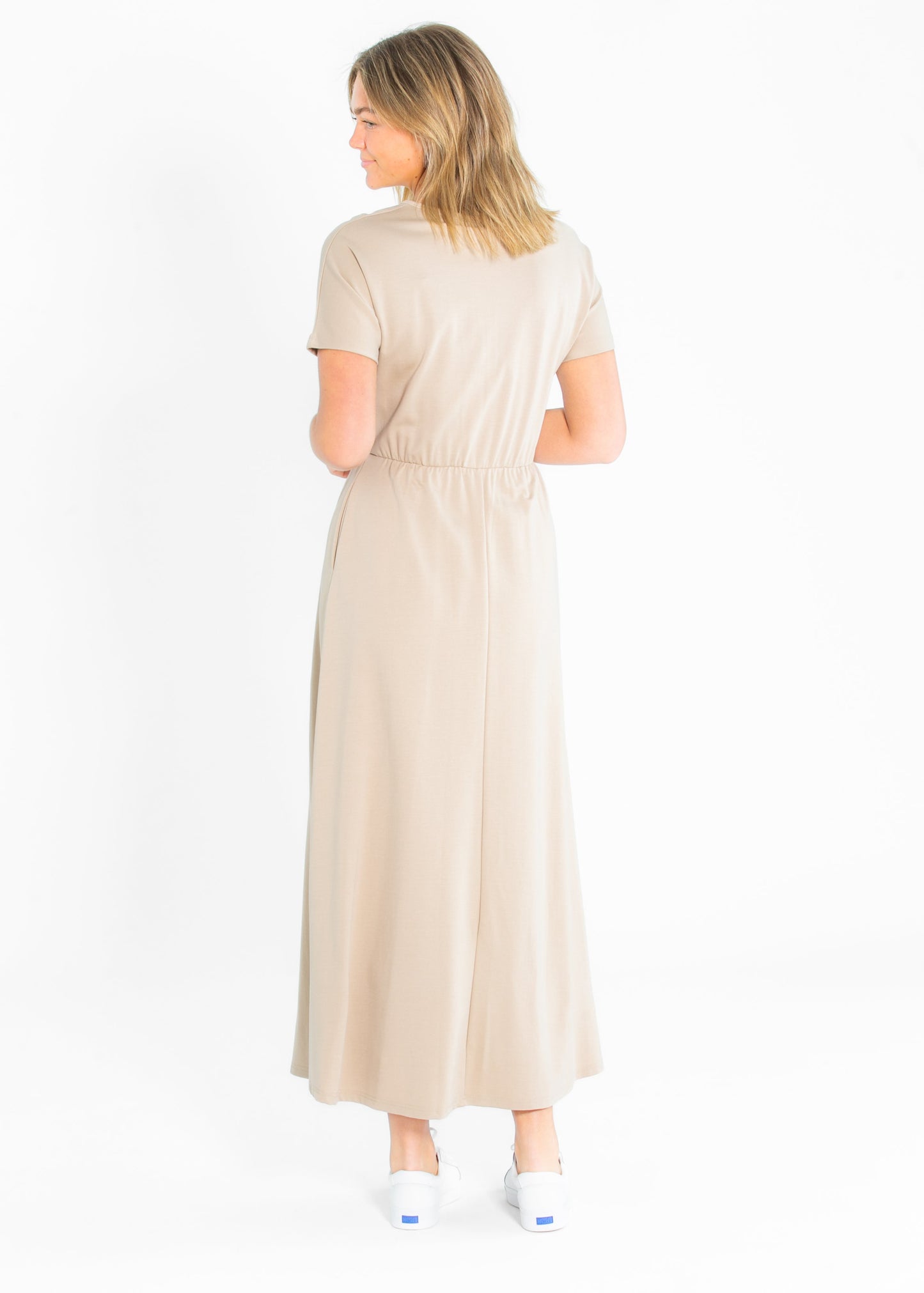 Ella Cinched Waist Maxi Dress IC Dresses