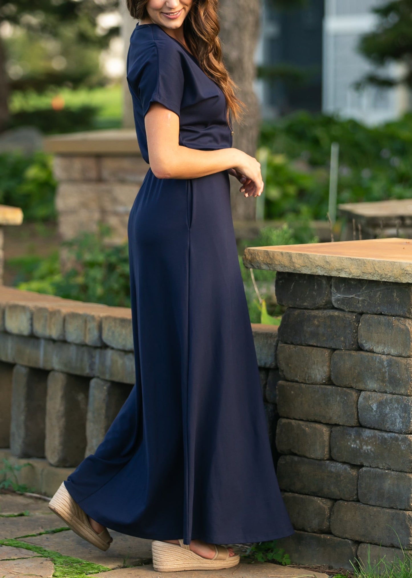 Ella Cinched Waist Maxi Dress IC Dresses