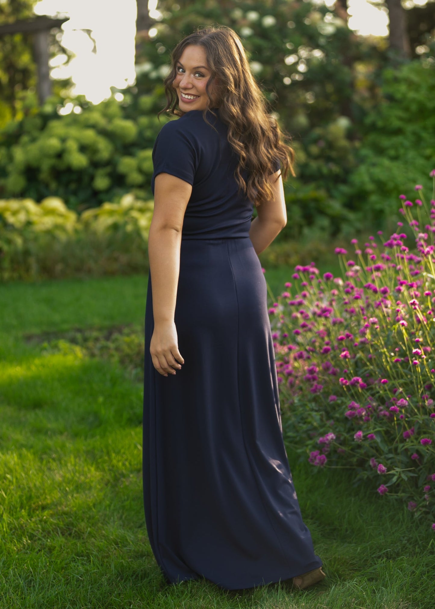 Ella Cinched Waist Maxi Dress IC Dresses
