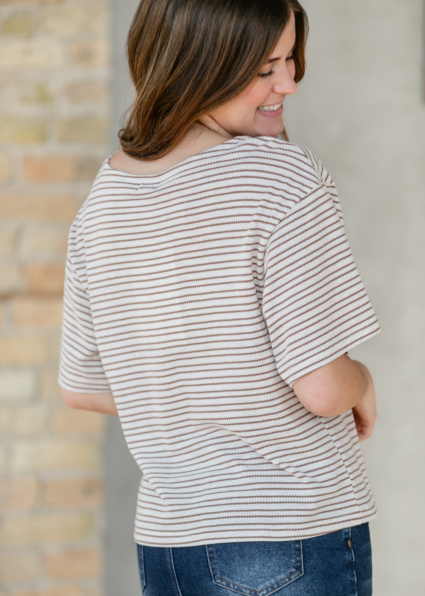Elora Relaxed Knit Tee IC Tops