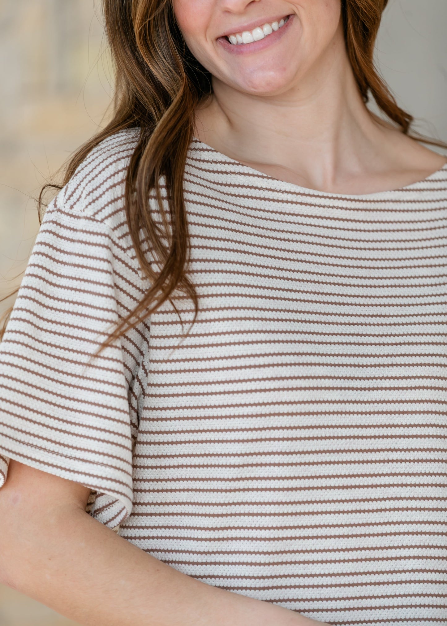 Elora Relaxed Knit Tee IC Tops