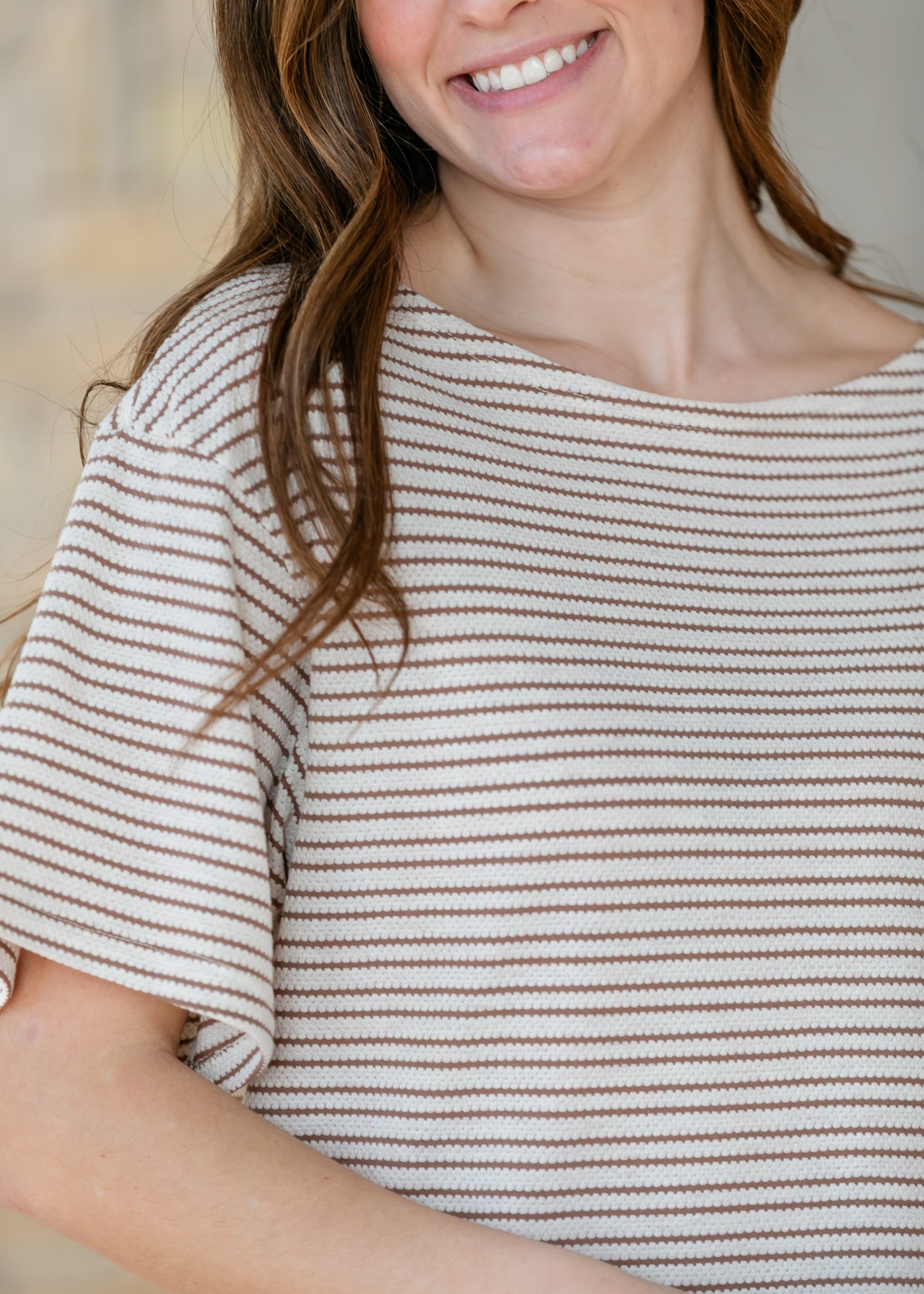 Elora Relaxed Knit Tee IC Tops