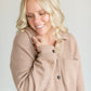 Emerie Cord Button Up Shacket FF Tops
