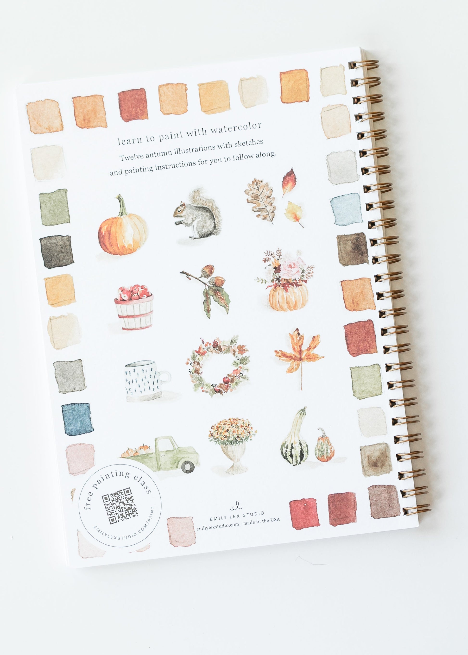Emily Lex Studio Autumn Watercolor Workbook Gifts