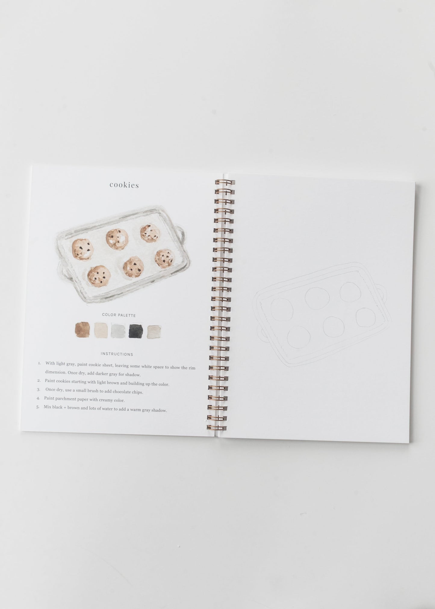 Emily Lex Studio Baking Watercolor Workbook FF Home + Lifestyle