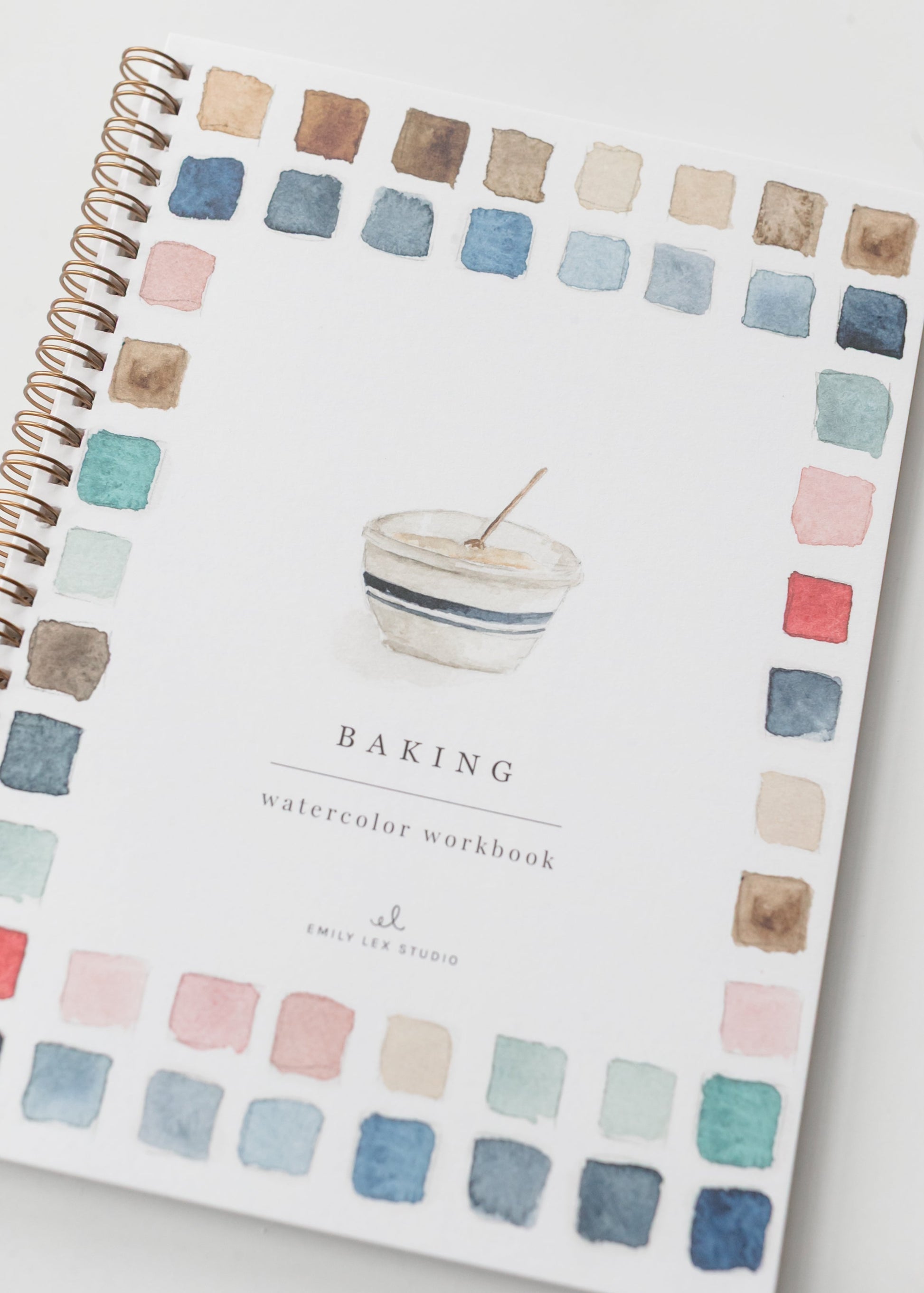 Emily Lex Studio Baking Watercolor Workbook FF Home + Lifestyle