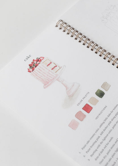 Emily Lex Studio Baking Watercolor Workbook FF Home + Lifestyle
