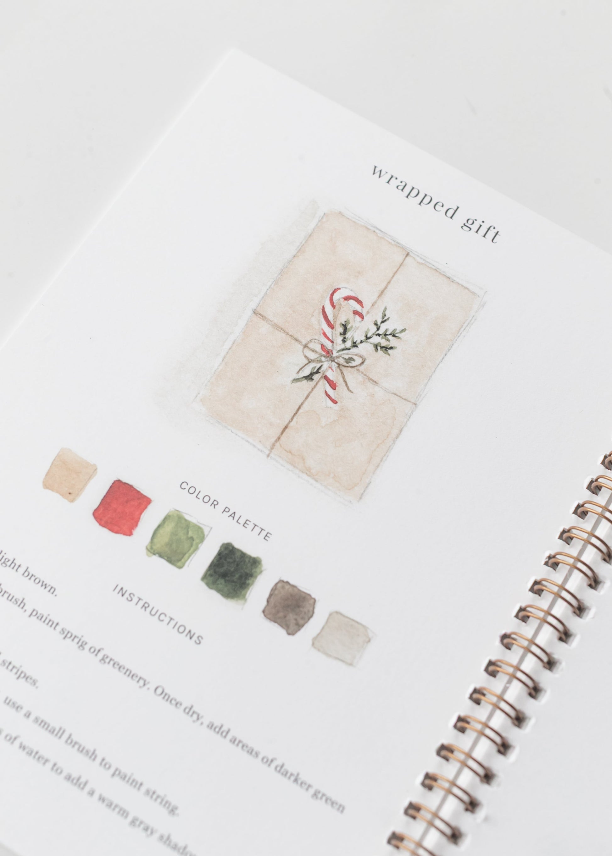 Emily Lex Studio Christmas Watercolor Workbook FF Home + Lifestyle