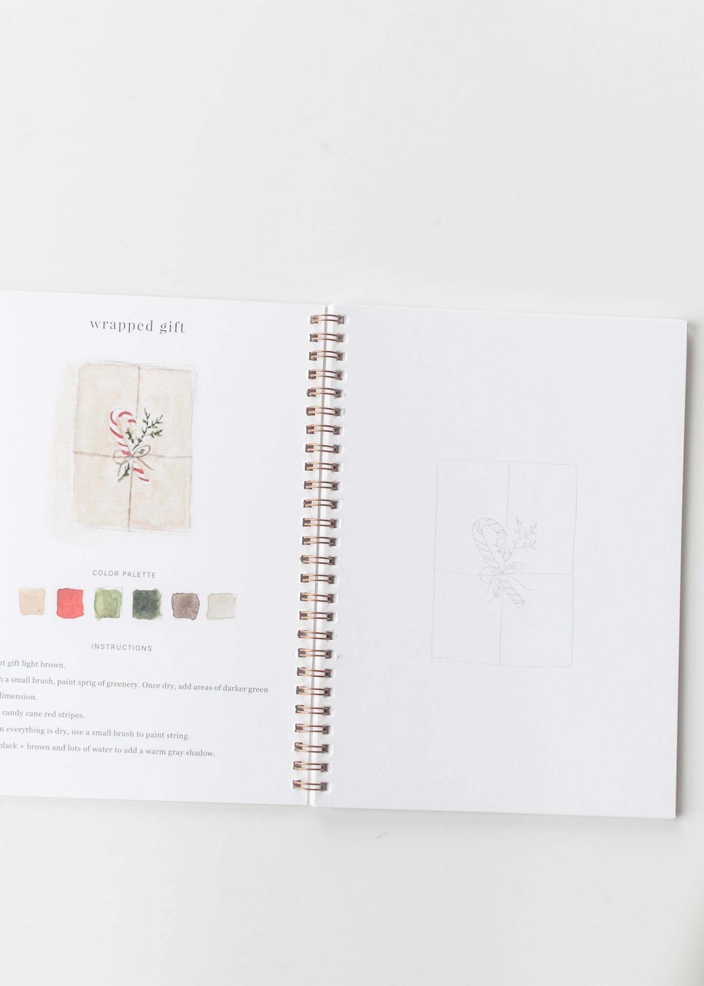 Emily Lex Studio Christmas Watercolor Workbook FF Home + Lifestyle