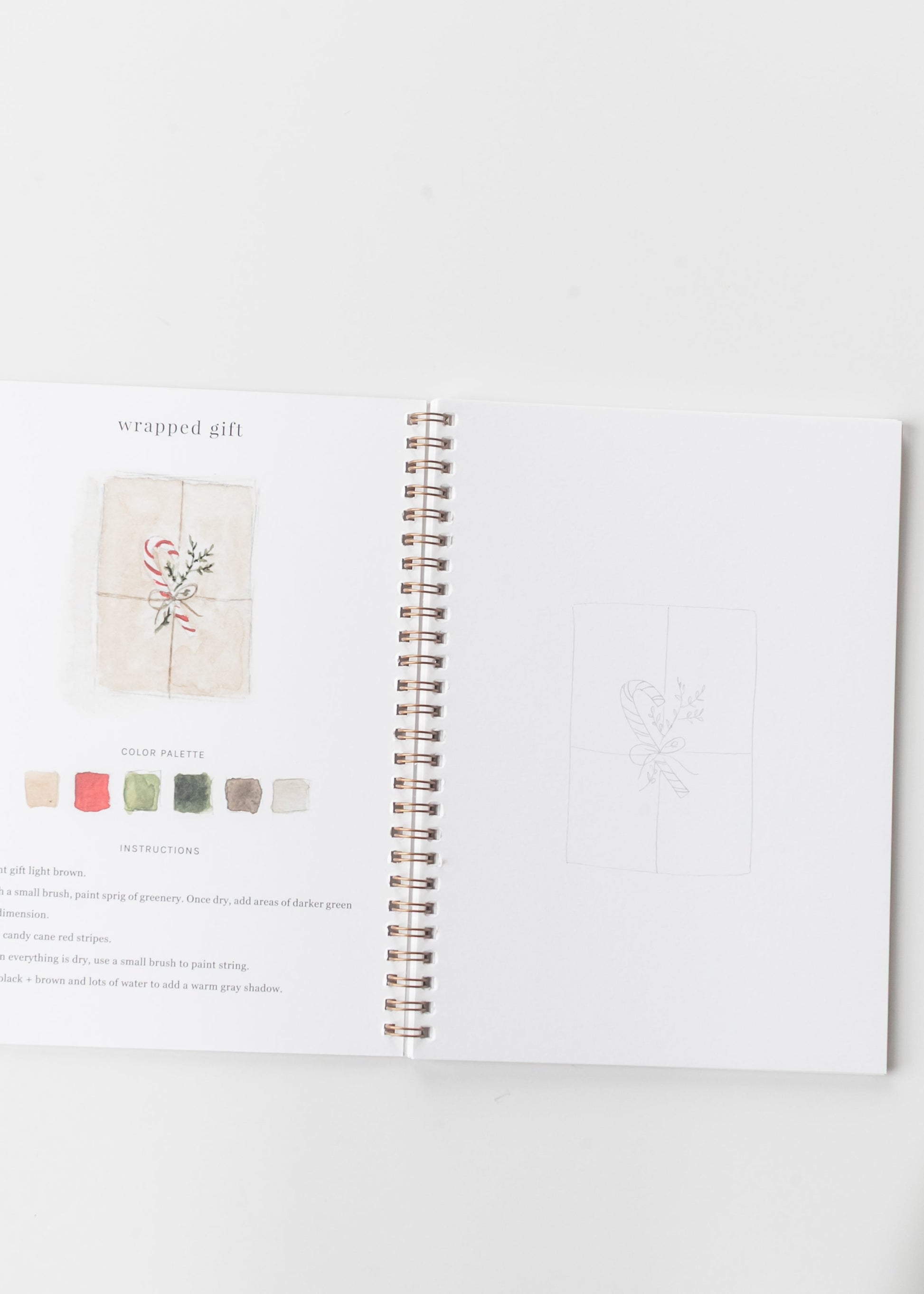 Emily Lex Studio Christmas Watercolor Workbook FF Home + Lifestyle