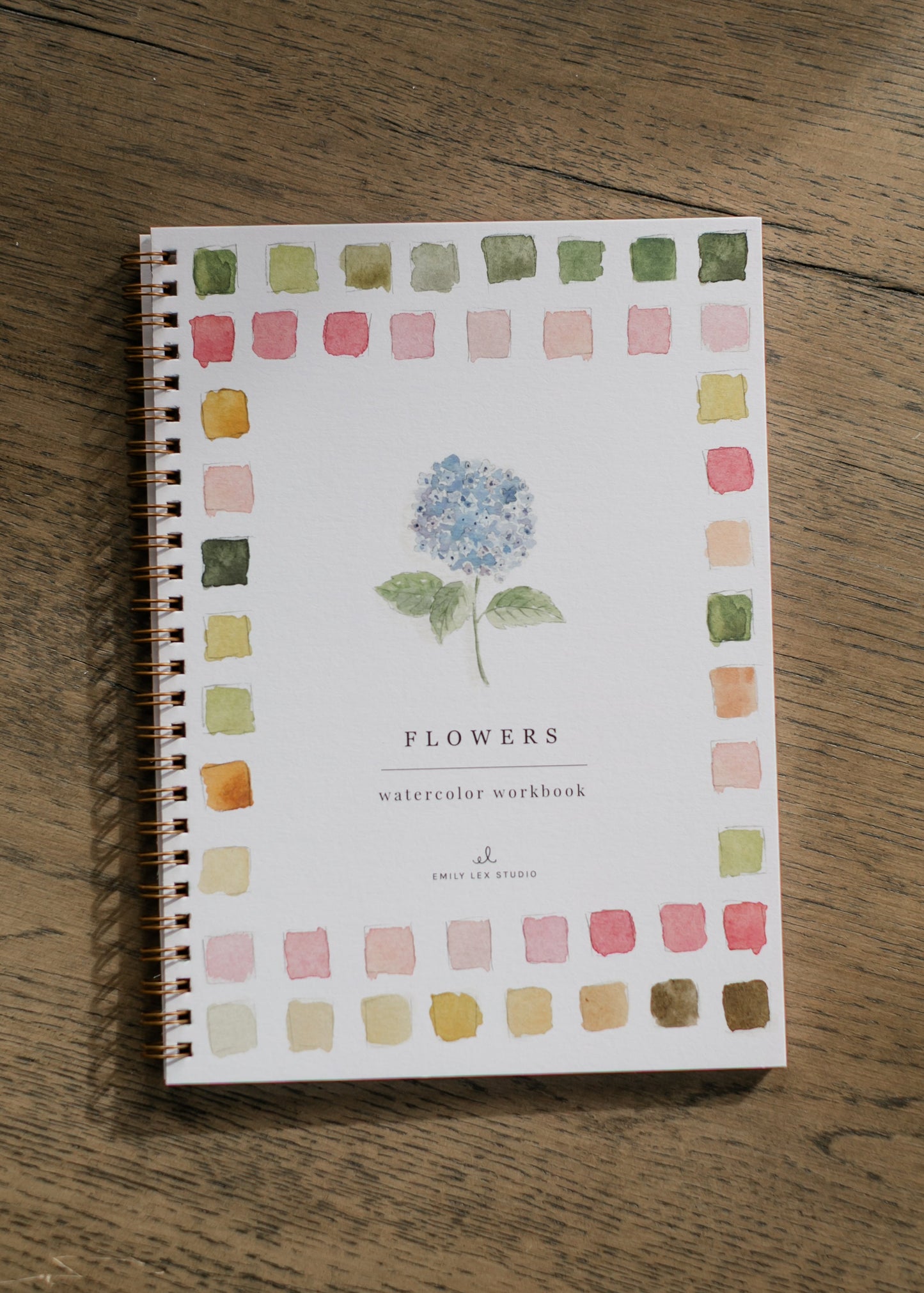 Emily Lex Studio Flowers Watercolor Workbook FF Home + Lifestyle