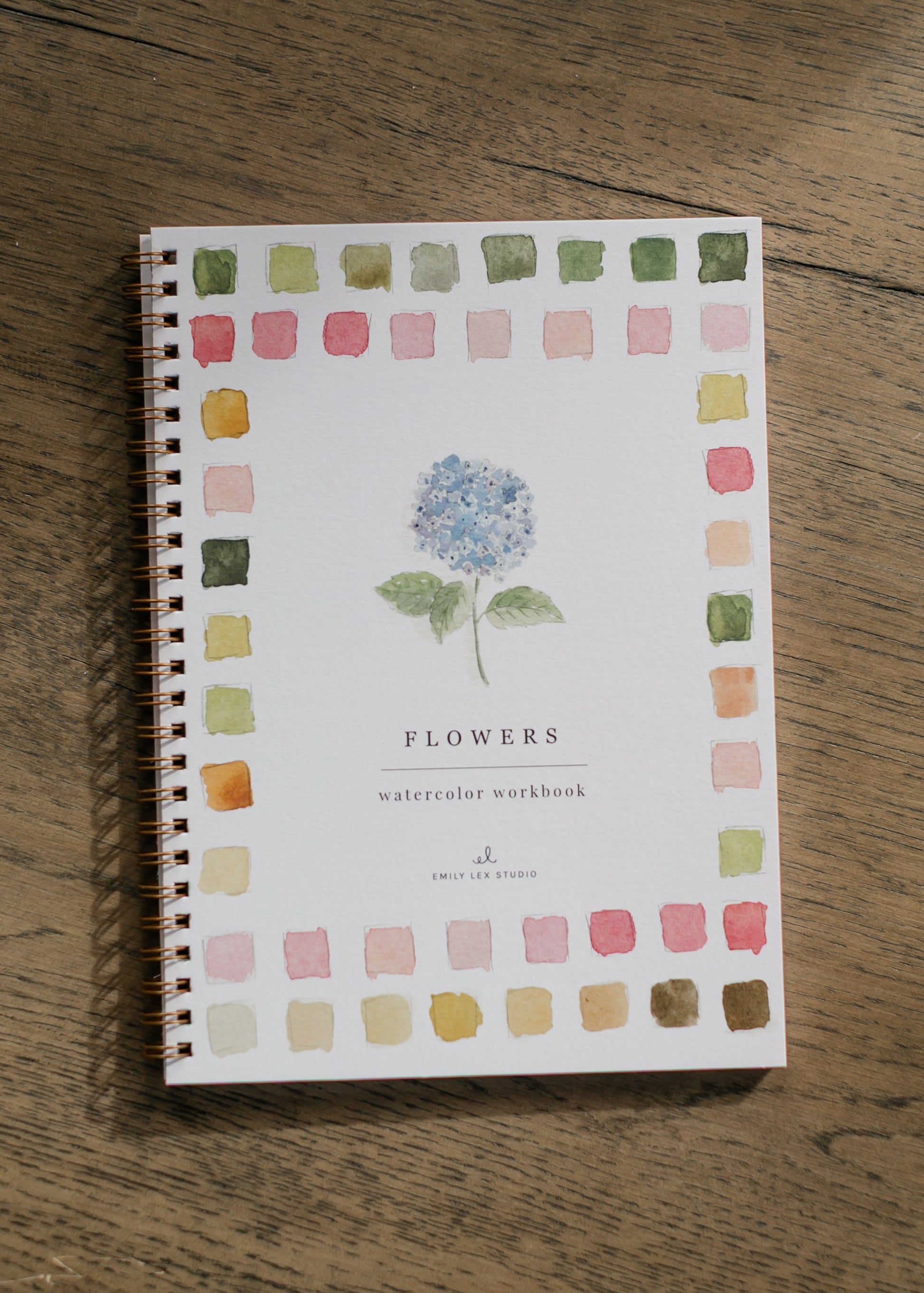 Emily Lex Studio Flowers Watercolor Workbook FF Home + Lifestyle