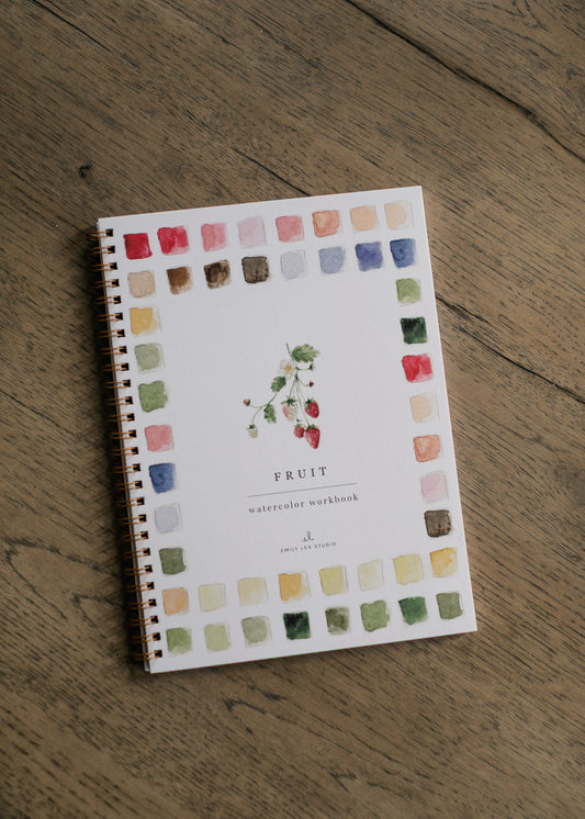 Emily Lex Studio Fruit Watercolor Workbook FF Home + Lifestyle