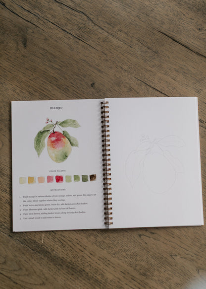 Emily Lex Studio Fruit Watercolor Workbook FF Home + Lifestyle
