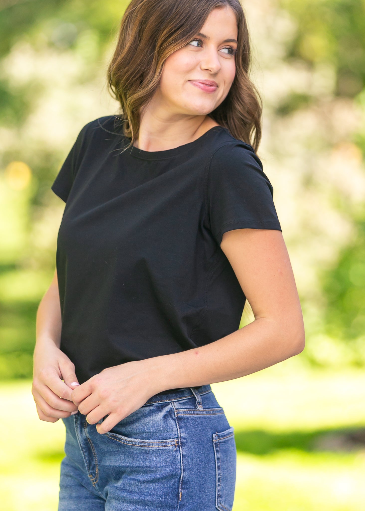 Essential Crew Basic T-shirt IC Tops