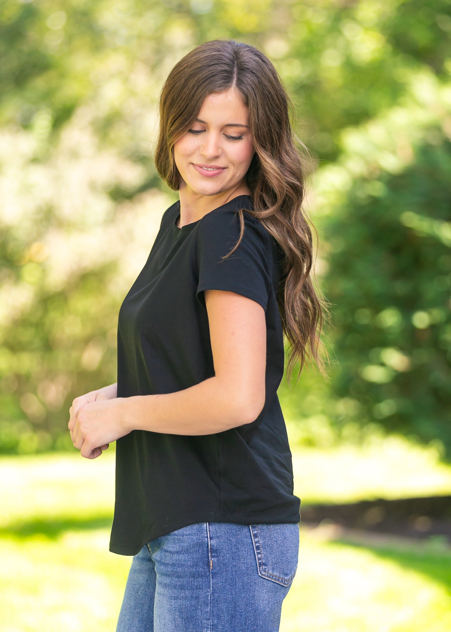 Essential Crew Basic T-shirt IC Tops