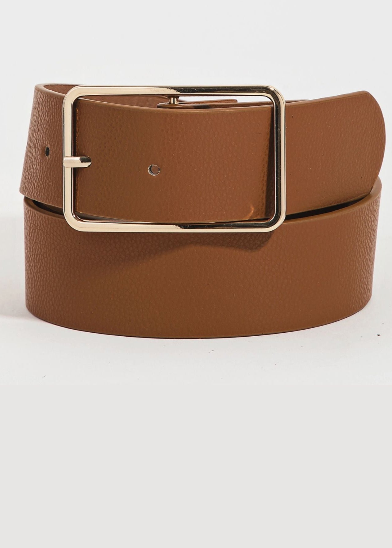 Essential Rectangle Cutout Buckle Belt Accessories