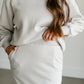 Essential Sweatshirt Set Bottom IC Tops